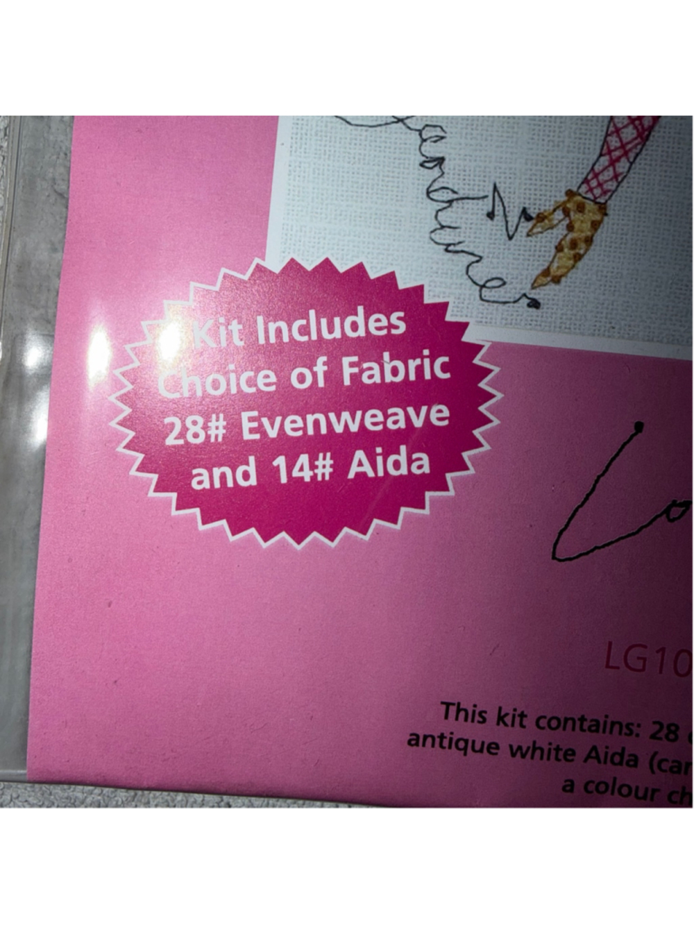 NOS Vintage 2006 Anchor Counted Cross Stitch Kit Ladies That Lunch 10 1/2 x 10 - Picture 2 of 6